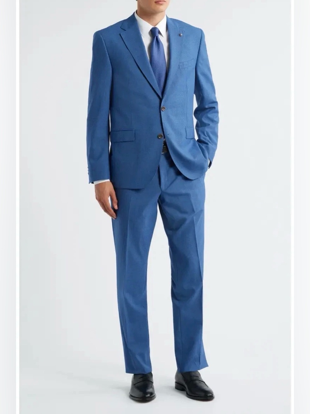 Jack Victor Esprit Micro Houndstooth Super 130s Wool Suit